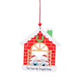 thumbnail image 2 of PiGOGI Wooden Christmas Ornaments Rustic Finished Wood Hanging Pendants Festive Xmas Tree Decorations Vintage Decorative Accessories for Home Indoor Use, 2 of 6