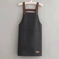 thumbnail image 1 of Delantal de cocina para el hogar, impermeable y a prueba de aceite, ropa de trabajo personalizada para mujer, cintura fina de verano para catering, 1 of 6
