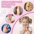 thumbnail image 4 of Nicella Bracelet Making Kit for Girls, 1200+Pcs Rubber Bands Bracelet Kit with 2 Unicorn Weaving Loom Tool, Art and Craft Kit Toy, Birthday Gift for Girls Kids 6–12(Red), 4 of 10