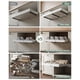 thumbnail image 3 of 2-piezas Organizador Deslizable Cocina, Organizador de Cocina con 3 Rieles Adhesivo, Cajones Organizadores para Alacena, Anchura Ajustable 32CM-52CM, Para uso en cocinas, armarios, baños, etc., 3 of 7