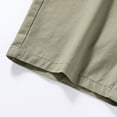 thumbnail image 7 of Mens Corduroy Shorts Lace up Elastic Waist Casual Short Pants Summer Outdoor Casual Sport Shorts with Pockets, 7 of 7