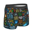thumbnail image 2 of KLL Happy Father Day Men's Cotton Boxer Briefs Underwear-Large, 2 of 8