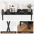 thumbnail image 4 of IdeaHouse Narrow Sofa Table - 33.5" Sofa Tables Entryway Table Narrow Console Table Industrial Design Entryway Console Table for Hallway Living Room Bedroom, 4 of 7