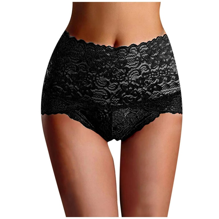 adviicd Womens Panties Satin Panties s Underwear Full Coverage Brief Black  3X-Large