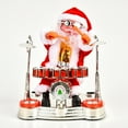 thumbnail image 3 of Muñeca de música eléctrica, música eléctrica navideña, adorno de Papá Noel, adorno de muñeca de piano, resistente y resistente, 3 of 8