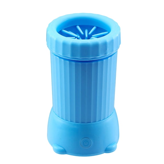 Intelligent Fully Automatic Dog Paw Cleaner, Portable Feet Washing Cup with Soft Silicone Bristles for Dogs & Cats, Electric Quick Cleaning Device for Muddy Paws