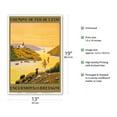 thumbnail image 2 of Excursions to Brittany - Chemins de fer de l'État (French State Railways) - Vintage Travel Poster by P. Ladureau c.1940s - Master Art Print (Unframed) 13in x 19in, 2 of 4