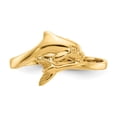 thumbnail image 5 of Finest Gold 14K Yellow Gold Dolphin Ring - Size 6, 5 of 5