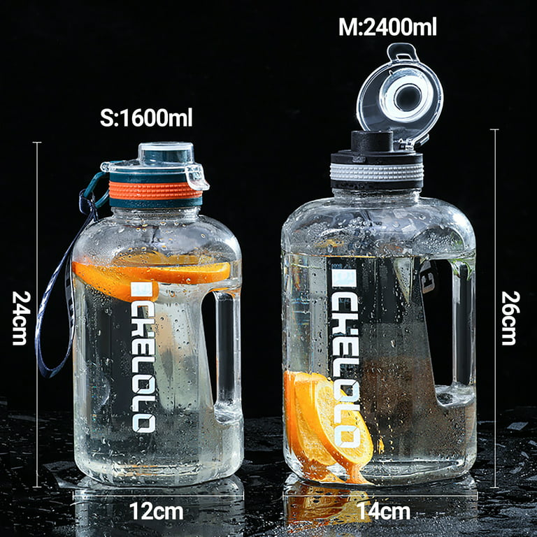 Water Bottle With Vitamin Box Organizer – Body By Cinch