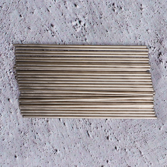 ORDDIART 50Pcs Car Crafts Toys Silver Iron Toy Car Axle for DIY Projects