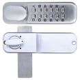 thumbnail image 2 of Mechanical Combination Lock, Waterproof No Noise Security Door Lock High Temperature Resistant  For Gate For Storage Area For Parking Lot, 2 of 8