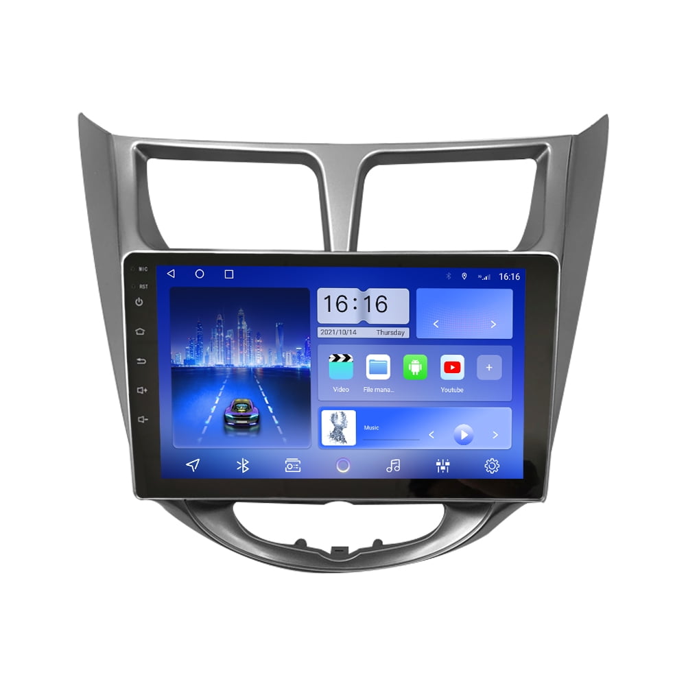 Android 10.0 multimedia player with GPS navigation stereo main unit DS