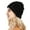 1 Pack - Black, variant on 1Pcs Winter Beanie Hat with Ponytail Hole, Soft Warm Messy Bun Knit Skull Cap for Women, Multicolor