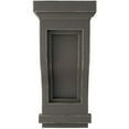 thumbnail image 3 of Ekena Millwork 4 3/4"W x 5"D x 10"H Traditional Recessed Wood Vintage Decor Corbel, Reclaimed Grey, 3 of 6