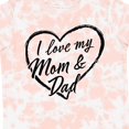 thumbnail image 4 of Inktastic I Love My Mom and Dad in Black Chalk Heart Boys or Girls Toddler T-Shirt, 4 of 5