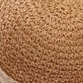 thumbnail image 5 of Lispipm Baby Girl Straw Hat Bowknot Outdoor Beach Sun Hats Infant Toddler Girls Vacation Ruffle Caps with Lace Starp Brown 2-6 Years, 5 of 5