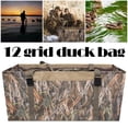 thumbnail image 2 of Bolsa De Señuelo De Pato Con 12 Ranuras, Correa De Hombro Ajustable, Diseño De Drenaje De Suciedad, Bolsa Táctica Portátil Para Señuelos De Pato Vogacara TO005115-00, 2 of 7