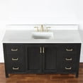 thumbnail image 6 of Altair 542060S-Aw-Nm Hadiya 60" Free Standing Single Basin Vanity Set - Black Oak, 6 of 8
