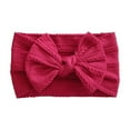 thumbnail image 1 of Diademas para bebés Diadema elástica de nailon con lazos para recién nacidos Diademas anchas para bebés y niñas pequeñas, 1 of 4