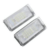 1 Pair Car White LED License Plate Light Assembly 51138236269 3528SMD for BMW 323i 328i E46 1999-2000