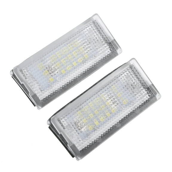 1 Pair Car White LED License Plate Light Assembly 51138236269 3528SMD for BMW 323i 328i E46 1999-2000