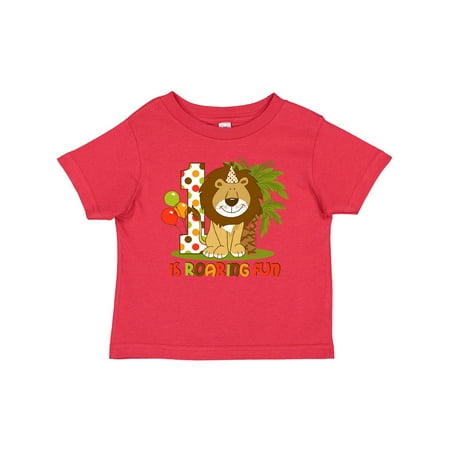 

Inktastic Cute Lion 1st Birthday Boys Baby T-Shirt