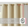 thumbnail image 4 of Camden Jacquard 100% Blackout Grommet Curtain Panels, 4 of 38