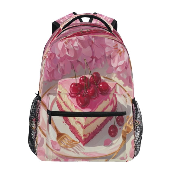 DIXRUYEE Backpack Schoolbag Cherry Blossom Delight Pattern 15L/18L 2-SIZE