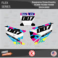 thumbnail image 3 of Kalair GFX Graphics Kit for Husqvarna TX300, FX350, and FX450 (2019-2022) Flex Series, 3 of 5