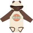 thumbnail image 3 of Inktastic Cowboy Vintage Logo Boys Long Sleeve Baby Bodysuit, 3 of 5