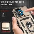 thumbnail image 4 of Fashion Case with Holder Stander Kickstand Drop Resistant Shockproof Case For iPhone 16 (6.1inch), 4 of 8