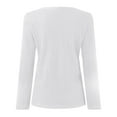 thumbnail image 5 of OSOLU Women Autumn Casual Fashion Simple Solid Color Long Sleeve V Collar Button Inside The Jacket Stylish Dailywear, 5 of 5