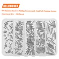 thumbnail image 5 of #2 X 1/4"" 3/8"" 1/2"" 5/8"" 3/4"" Juego De Tornillos Para Madera Helifouner 240 Piezas Kit Surtido De Tornillos Autorroscantes De Cabeza Avellanada Phillips Tornillos Para Madera De Cabeza Plana Phil, 5 of 5