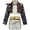 Multicolor, variant on Pop Singer Stage Performance Outfit with Top and Pants Halloween Cosplay Costume