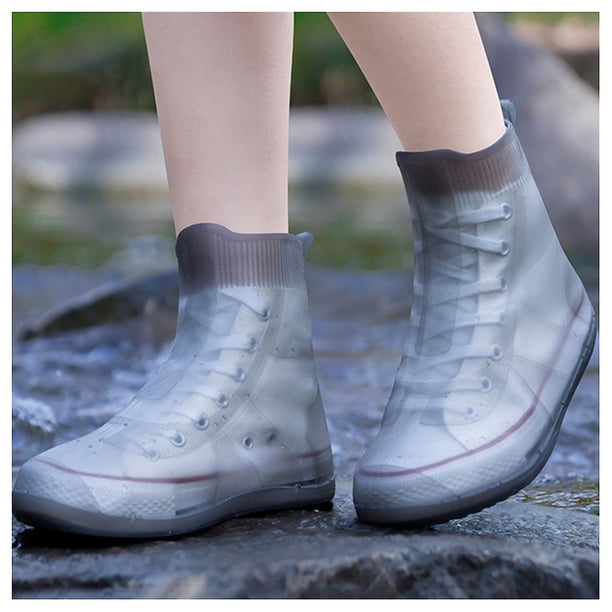 Fundas para zapatos impermeables, reutilizables, antideslizantes, para exteriores, para senderismo, para adultos y niños