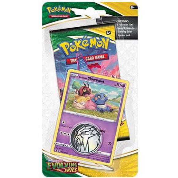 Pokémon TCG: Evolving Skies Mini Portfolio With 1 Booster Pack - Holds Up To 60 Cards