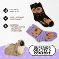 thumbnail image 5 of Foozys Unisex Crew Socks | Canine Small Dog Breed Novelty Socks (2 Pair) (Pekingese), 5 of 5