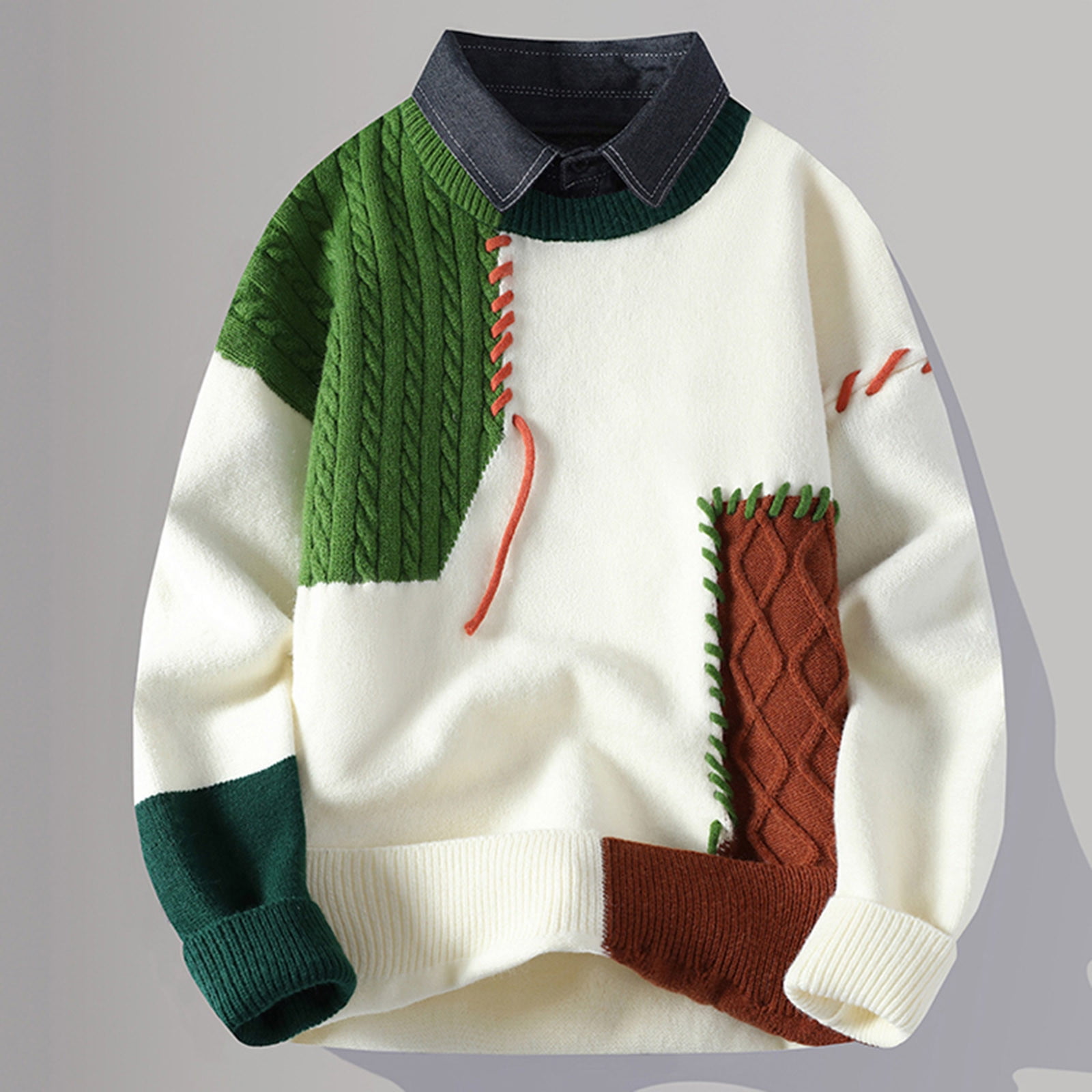 Burberry Men's Double-breasted V-neck Jumper, Size Large - Walmart.com