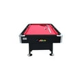 thumbnail image 3 of RACK Draco Tournoi de Billard / Table de Piscine de 7 Pieds (Feutre Rouge avec Corps Noir), 3 of 7
