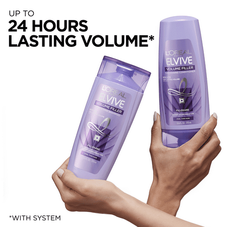 L'Oreal Paris Elvive Volume Filler Thickening Shampoo, 12.6 fl oz