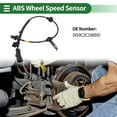 thumbnail image 2 of Unique Bargains ABS Wheel Speed Sensor ABS Sensor Anti-lock Braking System Sensor No.DG9C2C190DD for Lincoln MKZ 2014-2015 Rear Left Rear Right, 2 of 7