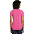thumbnail image 2 of District Adult Female Women Electric Heather T-Shirt Fuchsia Frost Medium, 2 of 4