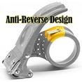 thumbnail image 3 of Metal Handheld 2 Inch Tape Gun Dispenser Packing Packaging Sealing Cutter Yellow, 3 of 5