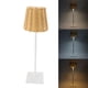 thumbnail image 4 of Lámpara De Mesa LED Inalámbrica, 120 Lm Lámpara De Mesa De Ratán De Touch Tácteo De 120 Lm, Luz De La Noche De La Noche Recargable Para La Sala De Estar Bar De Dormitorio, 4 of 7