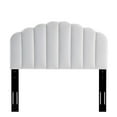 thumbnail image 4 of Modway Veronique Twin Modern Performance Velvet Headboard in White, 4 of 8