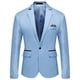 thumbnail image 4 of Traje de hombre entallado de un solo pecho, moda juvenil, informal, para banquete de boda, chaqueta, 4 of 5