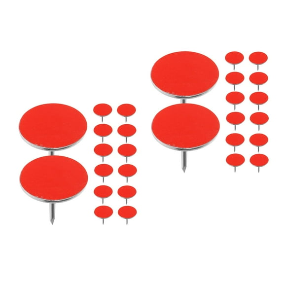 Raindrops 100 pcs  Reflective Trail Marking Tacks for Hiking and Camping Glow Thumb Tacks for Night Visibility Metal Push Pins for Outdoor Adventures