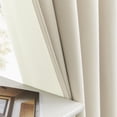 thumbnail image 5 of Joydeco Cortinas Opacas 100% Beige, 96 Pulgadas De Largo, 2 Paneles, Juego De Cortinas Opacas Para Dormitorio, Sala De Estar, Cortinas De Terciopelo Con Aislamiento Térmico De Lujo, Bolsillo Para Barr, 5 of 5