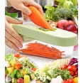 thumbnail image 4 of Soul Creat Vegetable Chopper 8-in-1 Cutter Slicer with Container for Salad, Onion, Carrots, Tomato, Cucumber, 4 of 4