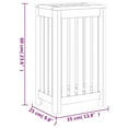 thumbnail image 5 of vidaXL Wash Bin 35x25x60 cm Solid Wood Teak, 5 of 5